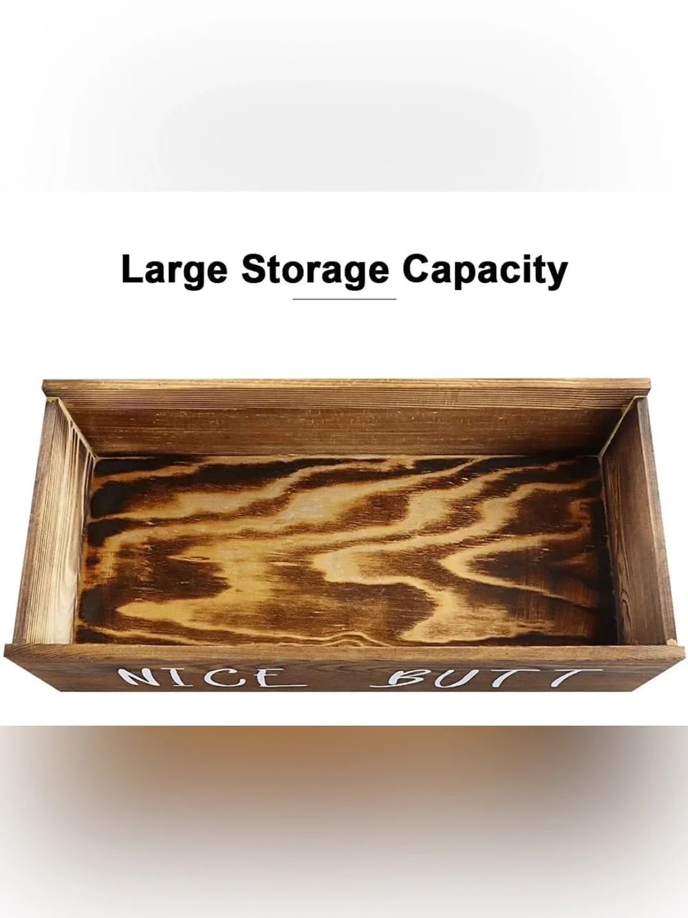 Rustic Wooden Bathroom Caddy 